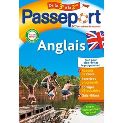 Avis Passeport Anglais De la 3e à la 2nde - Cahier de vacances 2023 Hachette Éducation 1