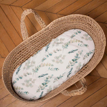 Avis Drap housse couffin ovale, Eucalyptus Sevira Kids 3