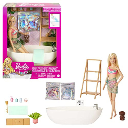Avis Barbie - Bain relaxant - Coffret poupée blonde BARBIE 1