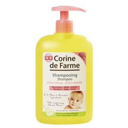 Avis Shampooing Extra-doux à l'extrait de fleur d'amandier hydratant CORINE DE FARME 1