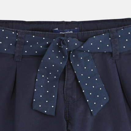 Avis Short en toile bleu fille OKAIDI 3