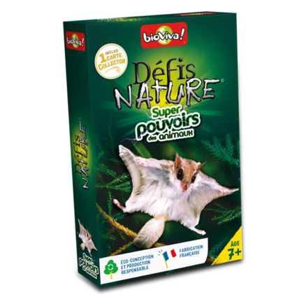 Avis Jeu éducatif Défis Nature - Super pouvoirs des animaux BIOVIVA 1