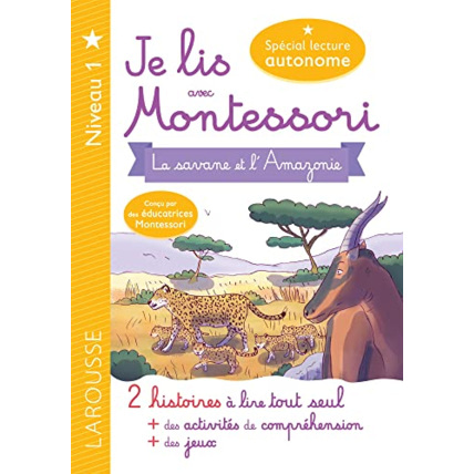 Avis Je lis avec Montessori - Niveau 1 La Savane et l'Amazonie LAROUSSE 1