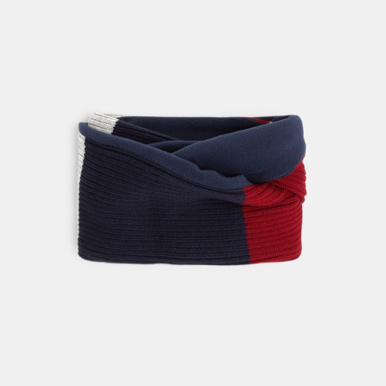 Avis Snood colorblock doublé en polaire rouge garçon OKAIDI 1