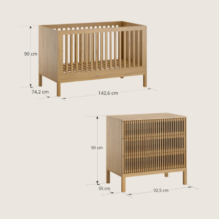 Avis Chambre bébé évolutive 2 éléments Japandi Petite Amélie 8