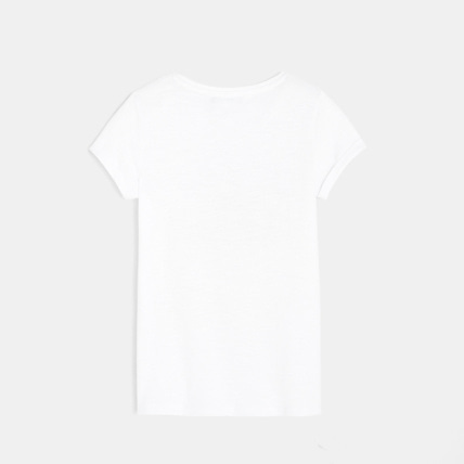 Avis T-shirt à motif fantaisie rose fille OKAIDI 3