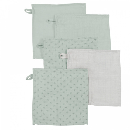 Avis Lot de 5 gants de toilette coton bio ROBA 2