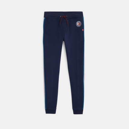 Avis Pantalon de jogging à bandes colorées bleu garçon OKAIDI 2