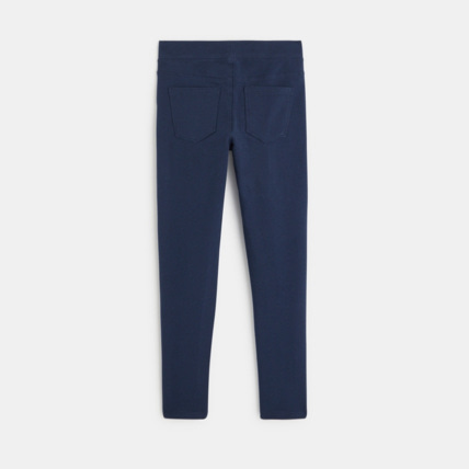 Avis Jegging uni en jersey milano bleu fille OKAIDI 3
