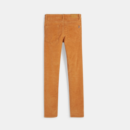 Avis Pantalon skinny en velours stretch beige garçon OKAIDI 3