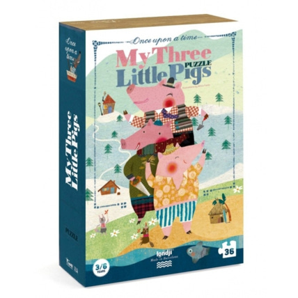 Avis Puzzle Les 3 petits cochons Londji 1