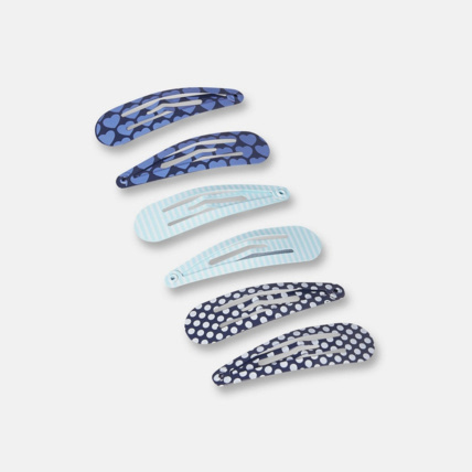 Avis Lot de 6 barrettes fantaisie bleu fille OKAIDI 1