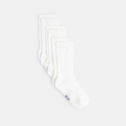 Avis Chaussettes unies (lot de 3) blanches garçon OKAIDI 1