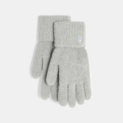 Avis Gants en tricot hyper stretch gris fille OKAIDI 2