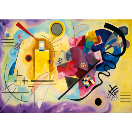 Avis Puzzle Kandinsky - Gelb-Rot-Blau, 1925 BLUEBIRD PUZZLE 1