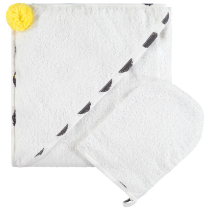 Avis Cape de bain et gant de toilette Modern pop Prémaman 1