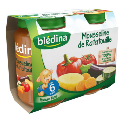 Avis Pot Mousseline Ratatouille 2x200g Blédina 1