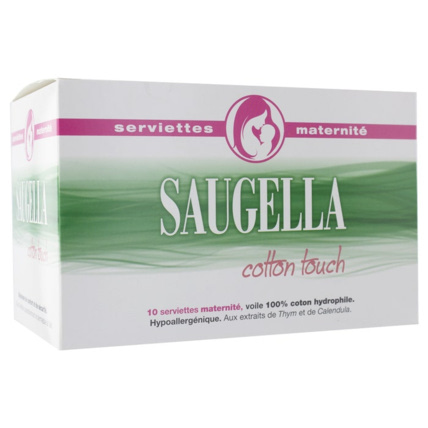 Avis Serviettes maternité Cotton Touch SAUGELLA 1