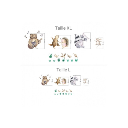 Avis Stickers animaux de la forêt 2 Mon Lit Cabane 2
