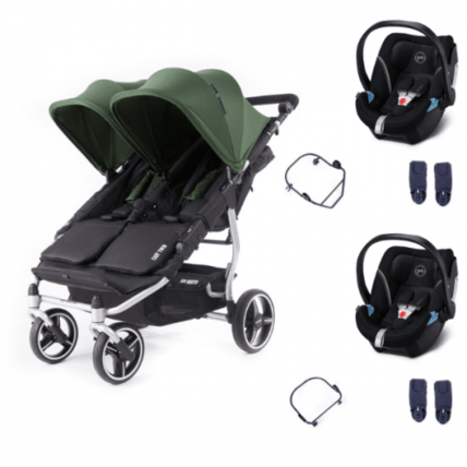 Avis Poussette double Easy Twin 3S Light + 2 coques Cybex Aton 5 BABY MONSTERS 1