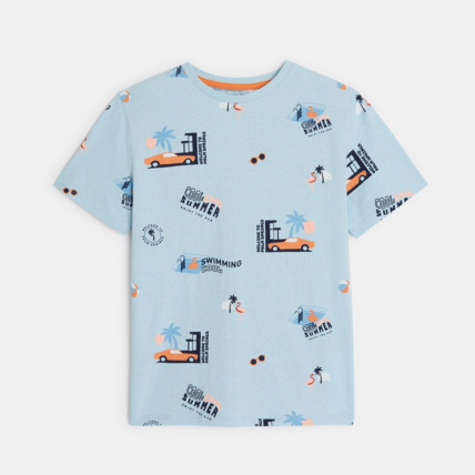 Avis T-shirt imprimé bleu garçon OKAIDI 2
