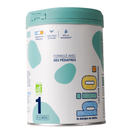 Avis Lait pour nourrisson bio 1er âge de 0 à 6 mois la marque en moins. 1