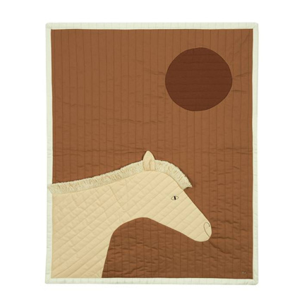 Avis Plaid matelassé coton bio Cheval NOBODINOZ 1