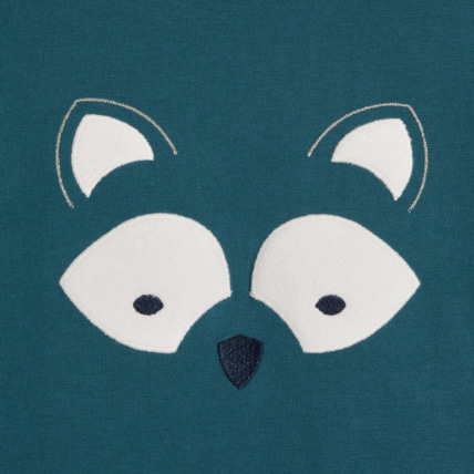 Avis T-shirt doux à motif patché vert fille OKAIDI 2