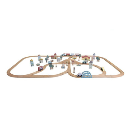 Avis Circuit train en bois xxl LITTLE DUTCH 1