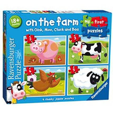 Avis Puzzle - Mes premiers puzzles - À la ferme - 2, 3, 4 et 5 pièces RAVENSBURGER 1