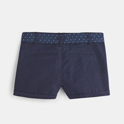 Avis Short en toile bleu fille OKAIDI 2