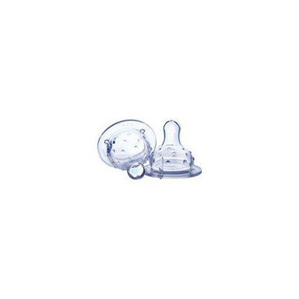 Avis 2 Tétines pour biberons col standard- 3 vitesses 0m+ NUBY 1