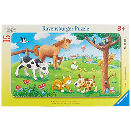 Avis Puzzle - Affectueux animaux - 15 pièces RAVENSBURGER 1