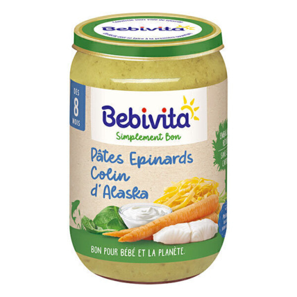 Avis Pot pâtes épinards colin d'Alaska bio Bebivita 1