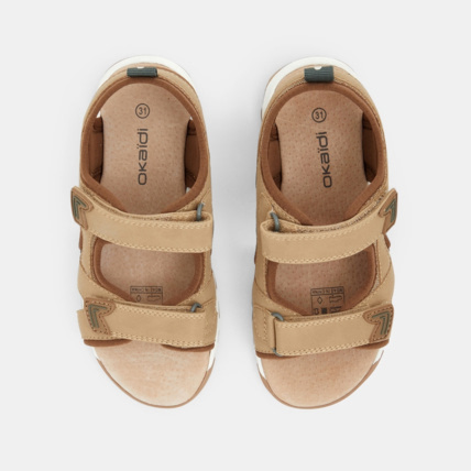 Avis Sandale trek semelle cuir beige garçon OKAIDI 2