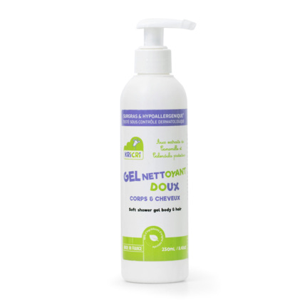 Avis Flacon gel nettoyant corps et cheveux bébé Kricri Nature 1