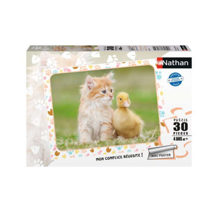 Avis Puzzle Chaton roux et bébé canard - de 4 ans RAVENSBURGER 1