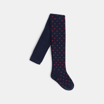 Avis Collants chauds en tricot bleus fille OKAIDI 1