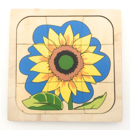 Avis Puzzle cycle de vie du tournesol ambiance montessori 1