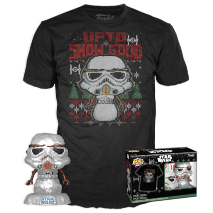 Avis Figurine Stormtrooper avec Tee Shirt Star Wars Pop FUNKO 1