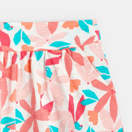 Avis Short en jersey imprimé rose fille OKAIDI 2