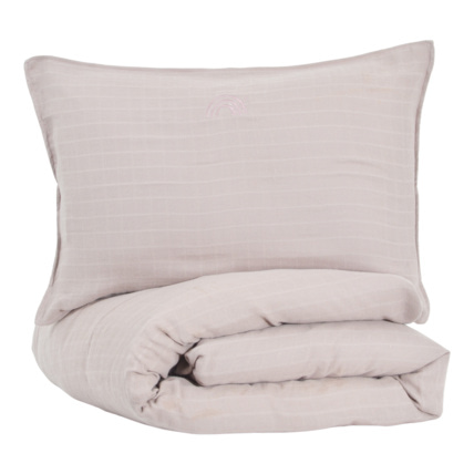 Avis Parure de lit bébé taie et housse de couette little crevette 8