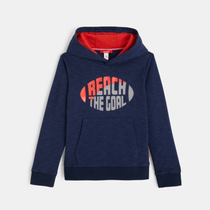 Avis Sweat à capuche Okaïdi Sport bleu garçon OKAIDI 1
