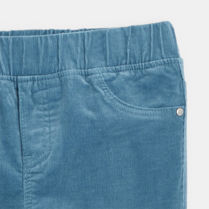 Avis Treggings en velours stretch bleu fille OKAIDI 3