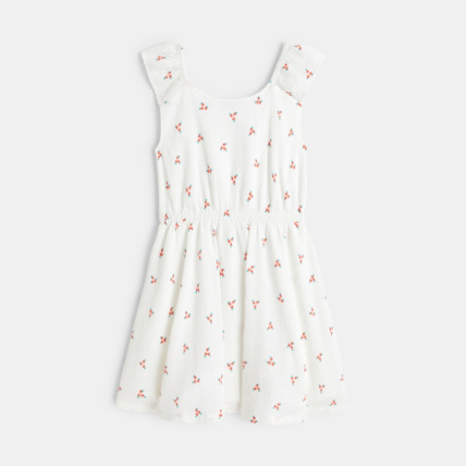 Avis Robe sans manches imprimée verte fille OKAIDI 3