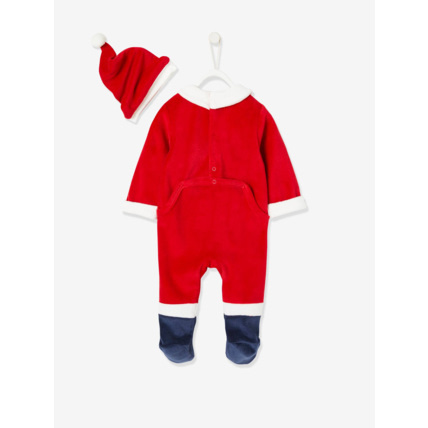 Avis Coffret cadeau de Noël bébé dors-bien en velours + bonnet Vertbaudet 3