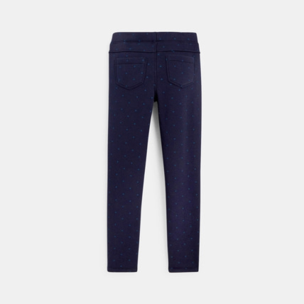 Avis Jeggings en molleton doux et chaud bleu fille OKAIDI 3