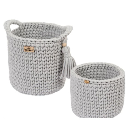 Avis Lot de 2 Paniers en Crochet Mon Lit Cabane 7