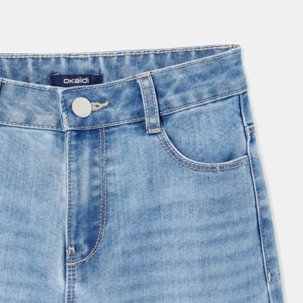 Avis Jean jambes larges bleu fille OKAIDI 3