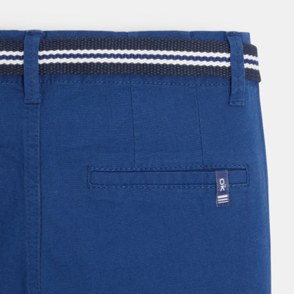 Avis Bermuda en toile + ceinture bleu garçon OKAIDI 4